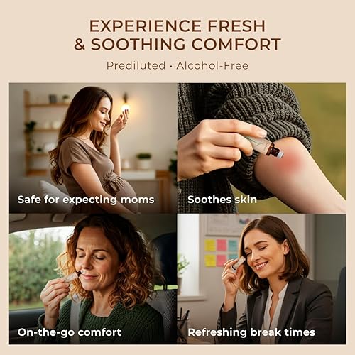 Miniatura 202 de Gya Labs Aceite esencial de sándalo roll-on para calmar la esencia en cualquier lugar, cuidado de la piel y aroma cautivador tanto para mujeres como