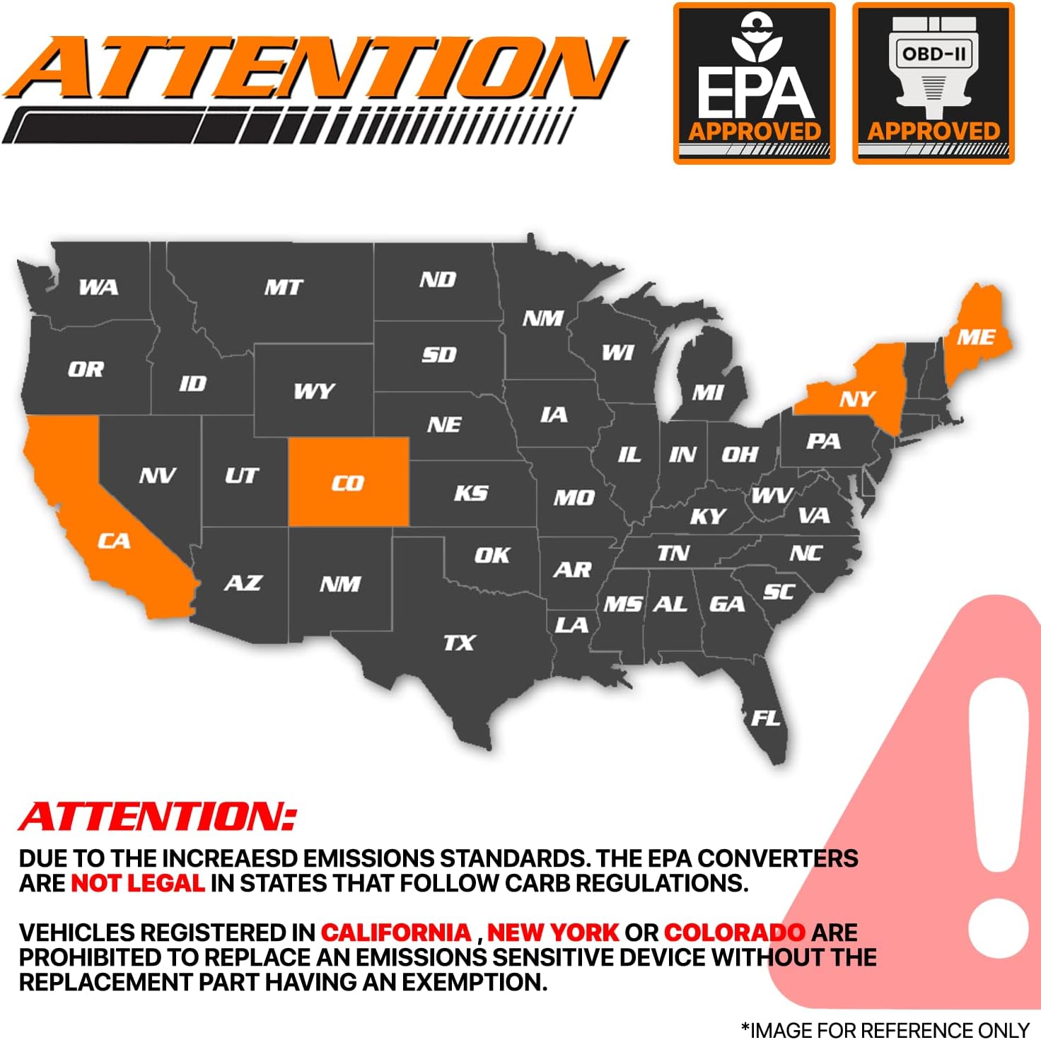 M-AUTO Catalytic Converter Compatible with 2002 2003 2004 2005 2006 Nissan Altima/Sentra 2.5L Direct-Fit (EPA Compliant)