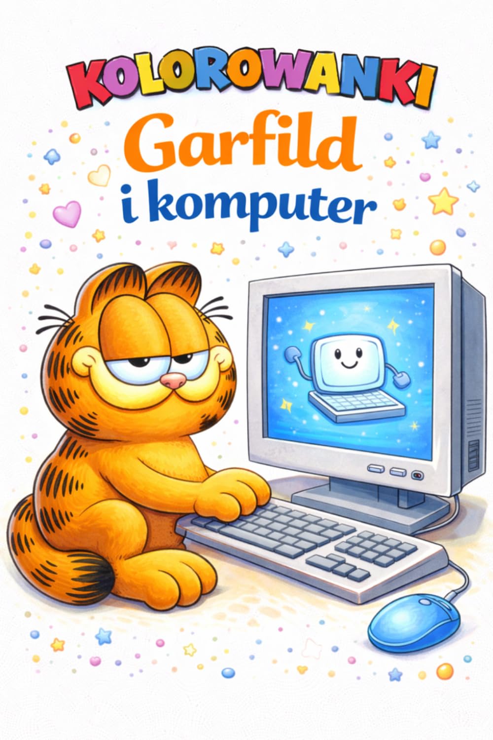 Kolorowanki Garfild i komputer: Bajki
