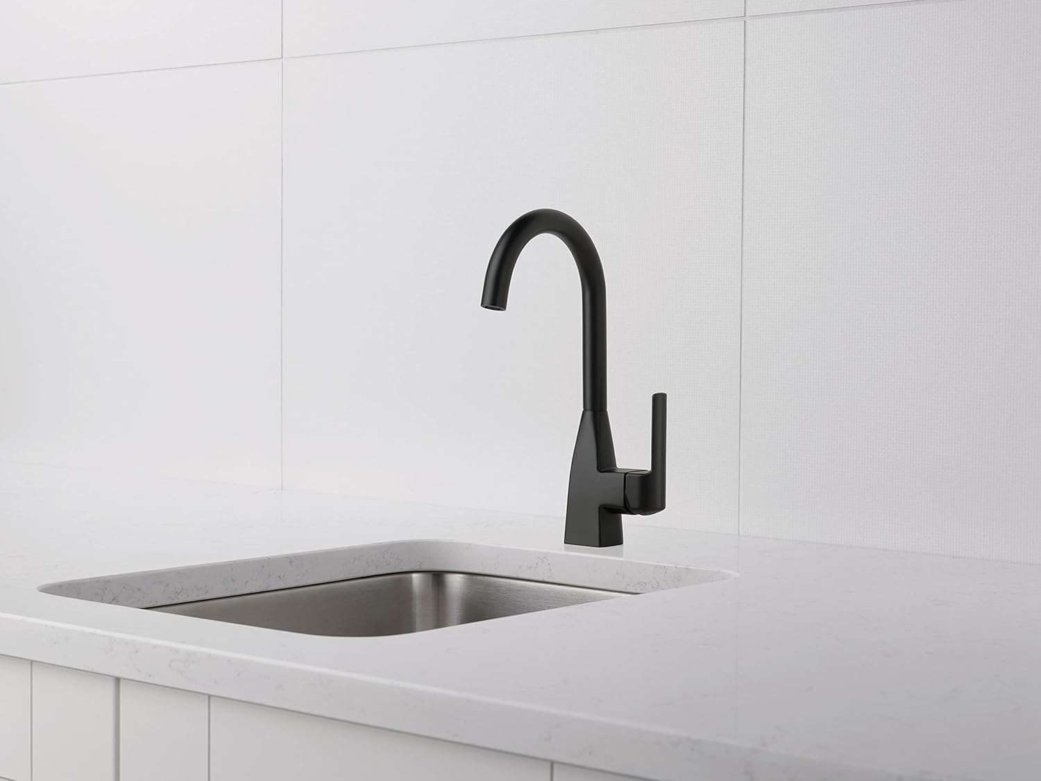 Peerless Xander Single-Handle Bar-Prep Kitchen Sink Faucet, Matte Black P1819LF-BL : Everything Else