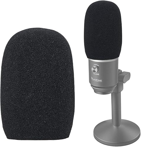 YOUSHARES Schaumstoffmikrophone Windscreen-Wind Cover Mic Pop Filter kompatibel mit FIFINE USB Microphone  K670  fA r die Aufnahme  Podcasting