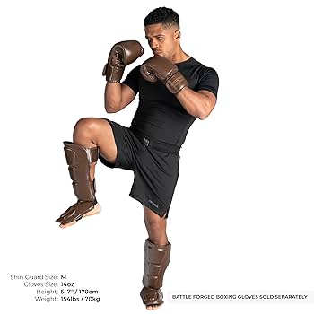 Amazon.com : Sanabul Battle Forged Muay Thai Shin Guards for