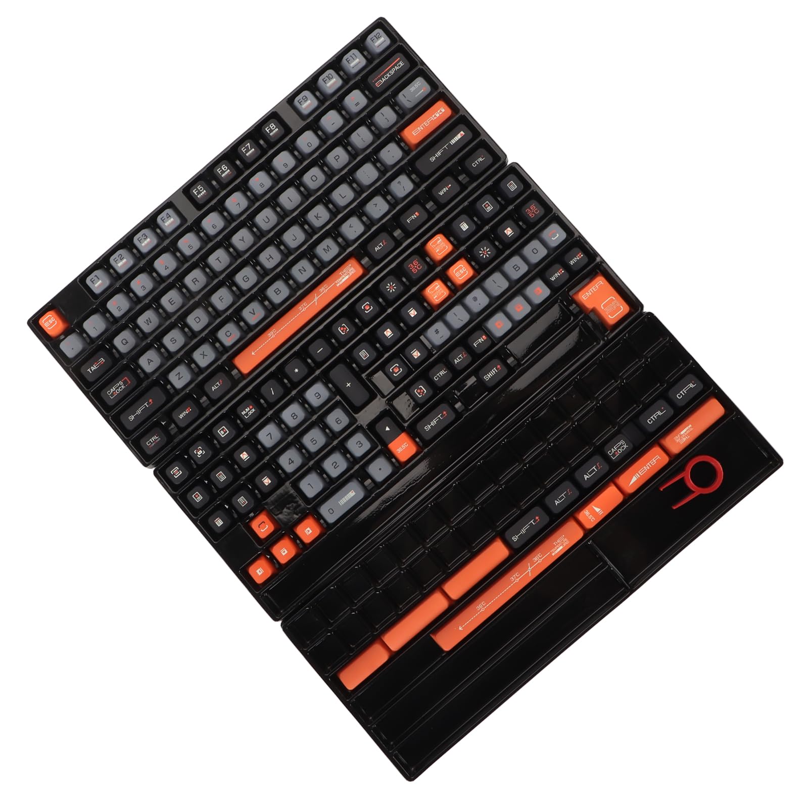 154 klawisze nasadki na klawisze z PBT wysokość XDA pięciostronne termosublimacyjne mechaniczne klawisze klawiatury na 61 87 98 104 108 klawiszy
