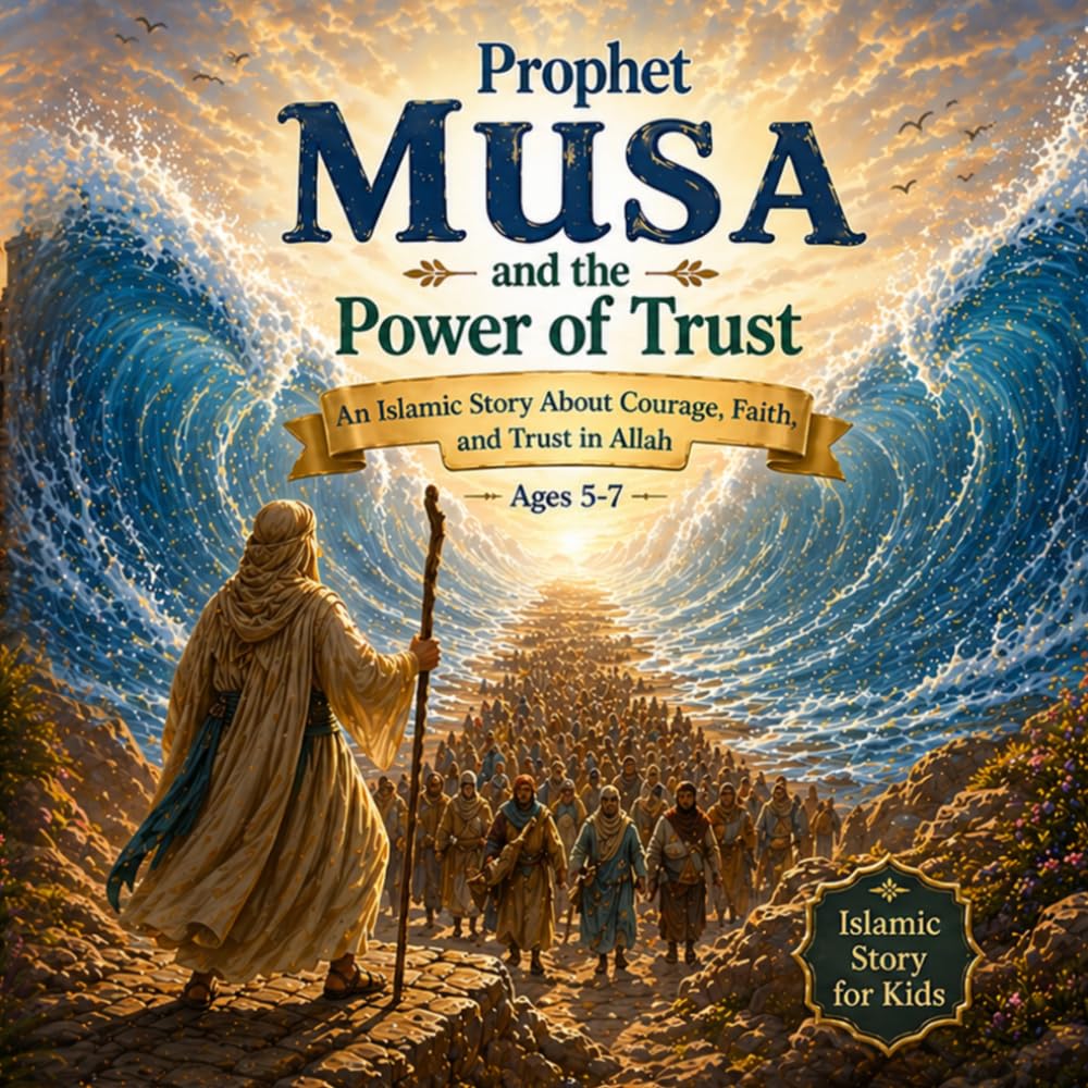 Prophet Musa and the Power of Trust: An Islamic Story About Courage, Faith, and Trust in Allah for Kids Ages 5–7