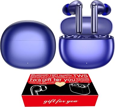 Hybrid ANC Earbuds Twin Gift Pack|-50dB Noise Cancelling|LDAC Audio 2|240H Total Playtime|Spatial Sound|Dual Device Pairing|Perfect for Couples & Friends Purple