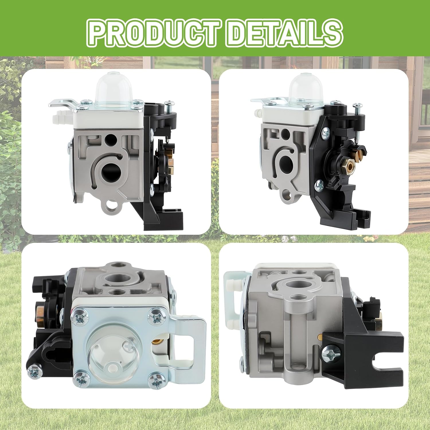SRM225 Carburetor A021001690 for ECHO GT225 PAS225 PE225 PPF225 SHC225 SHC225S SRM225 SRM225U Trimmer with A411000131 Ignition Coil Module