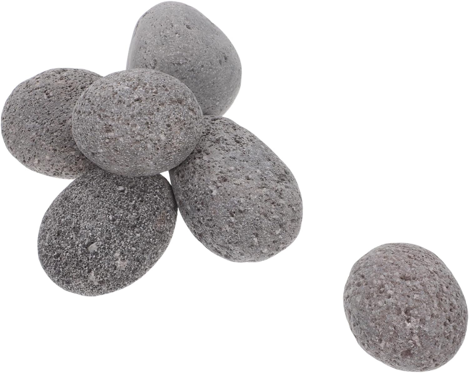 Luxshiny Natural Volcanic Lava Stones Fire Pit Rocks Reusable Decorative Outdoor Fireplace Filler for Patios and Fireplaces with Efficient Heat Retention and Low Maintenance