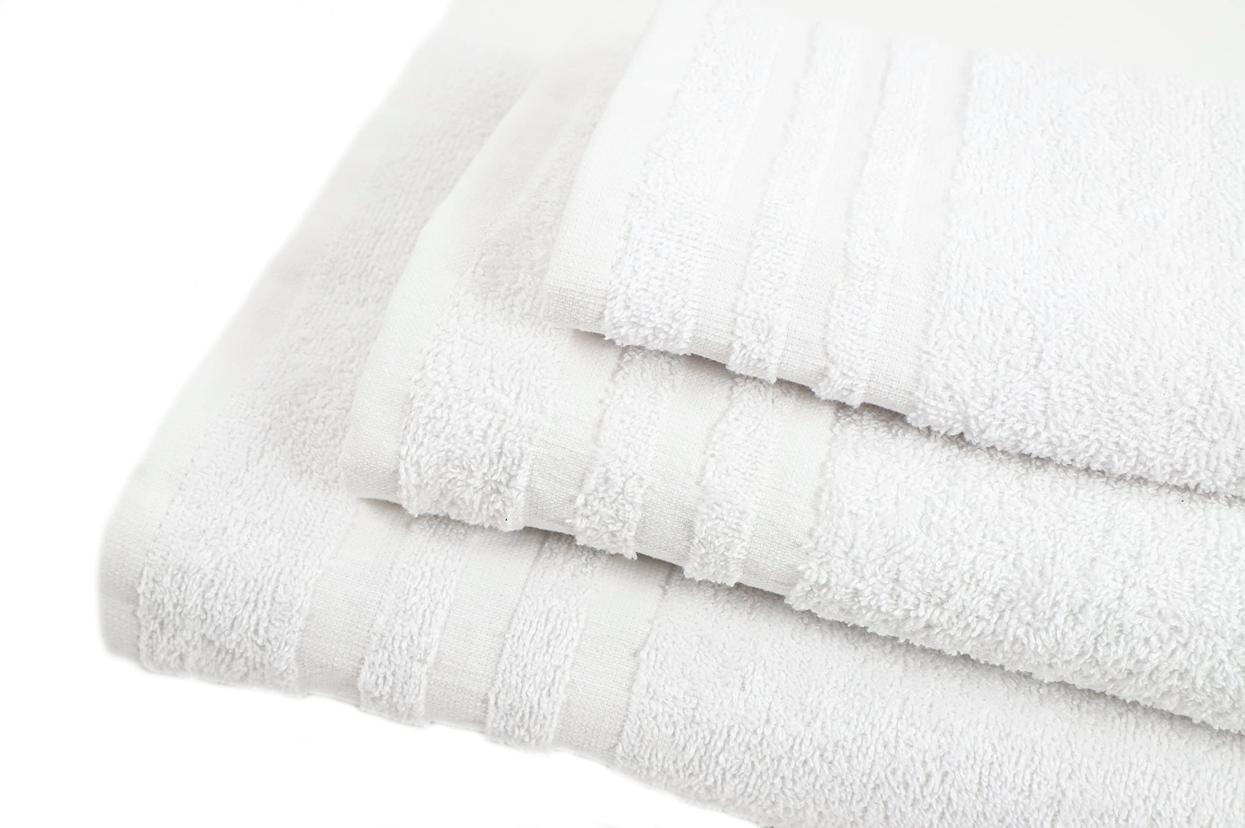 Viterbo Biancheria - Set Asciugamani Bagno 3 Pezzi 100% Cotone Spugna (12 Tris Completi) Composto da 12 Set Asciugamani Bagno Viso Bidet, Ideale per Hotel, B&B e Grandi Strutture Ricettive (94)