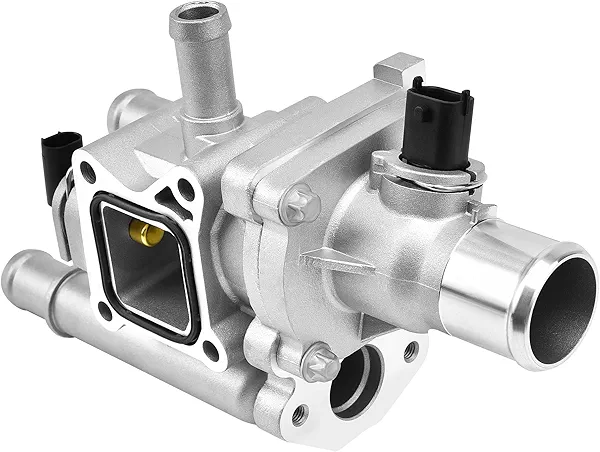 EVIL ENERGY Engine Coolant Thermostat Housing, Aluminum Thermostats Kit Compatible With 2011-2016 Chevrolet Cruze 2013-2018 Chevrolet Trax 2012-2018 Chevrolet Sonic 1.8L 1.6L, 25192228, 902-033