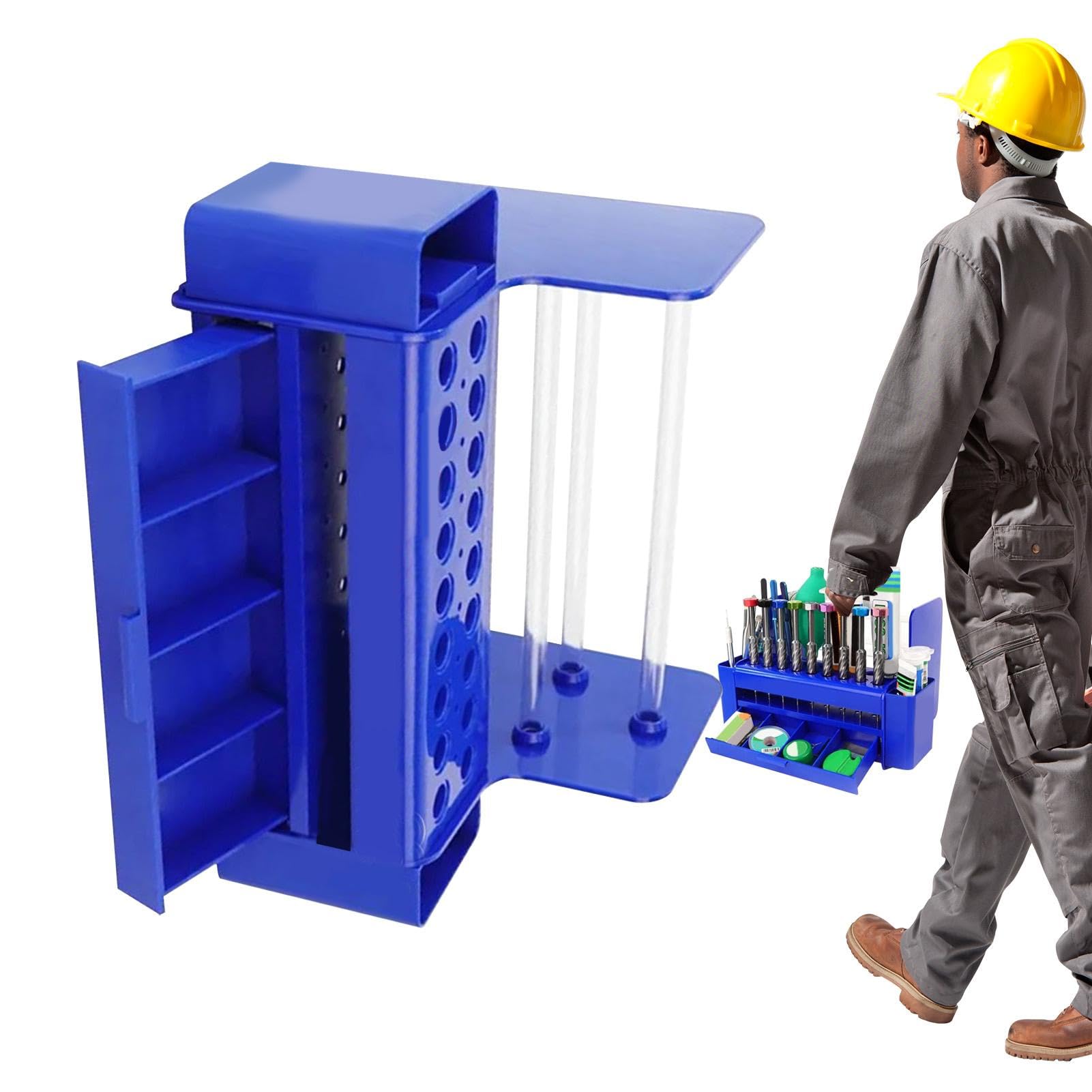 Organiseur d'outils à 26 trous et tiroir pour le rangement du garage