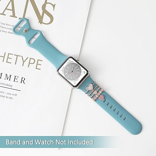 Miniatura 8 de Dijes para correas de reloj Apple Watch de 1.772 in, 1.732 in, 1.654 in, 1.614 in, 1.575 in, 1.496 in, 1.929 in, iWatch Ultra Series 9, 8, 7, SE, 6,