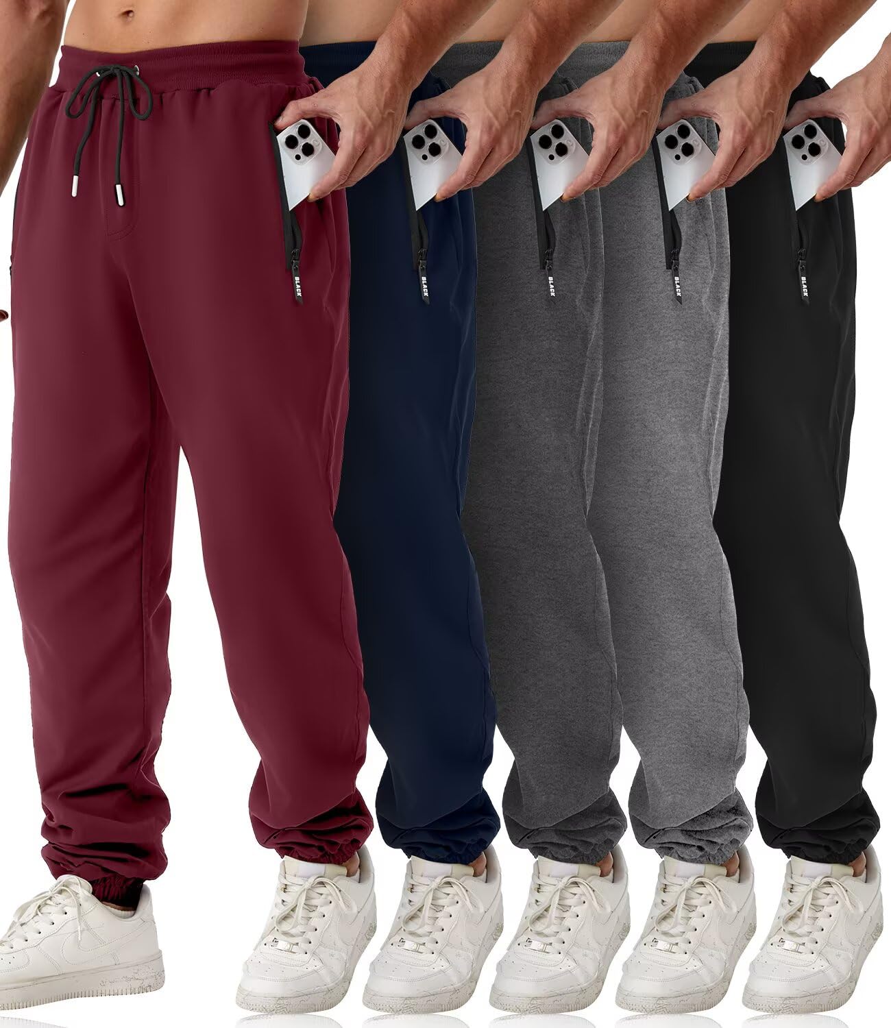 OZYJD Men's Sweatpants 5 Pack