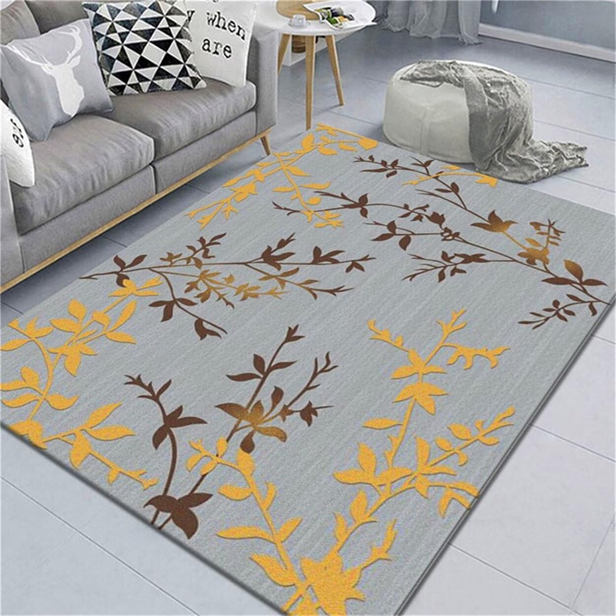 Tapis moderne doux pour salon ambiance chaleureuse chambre