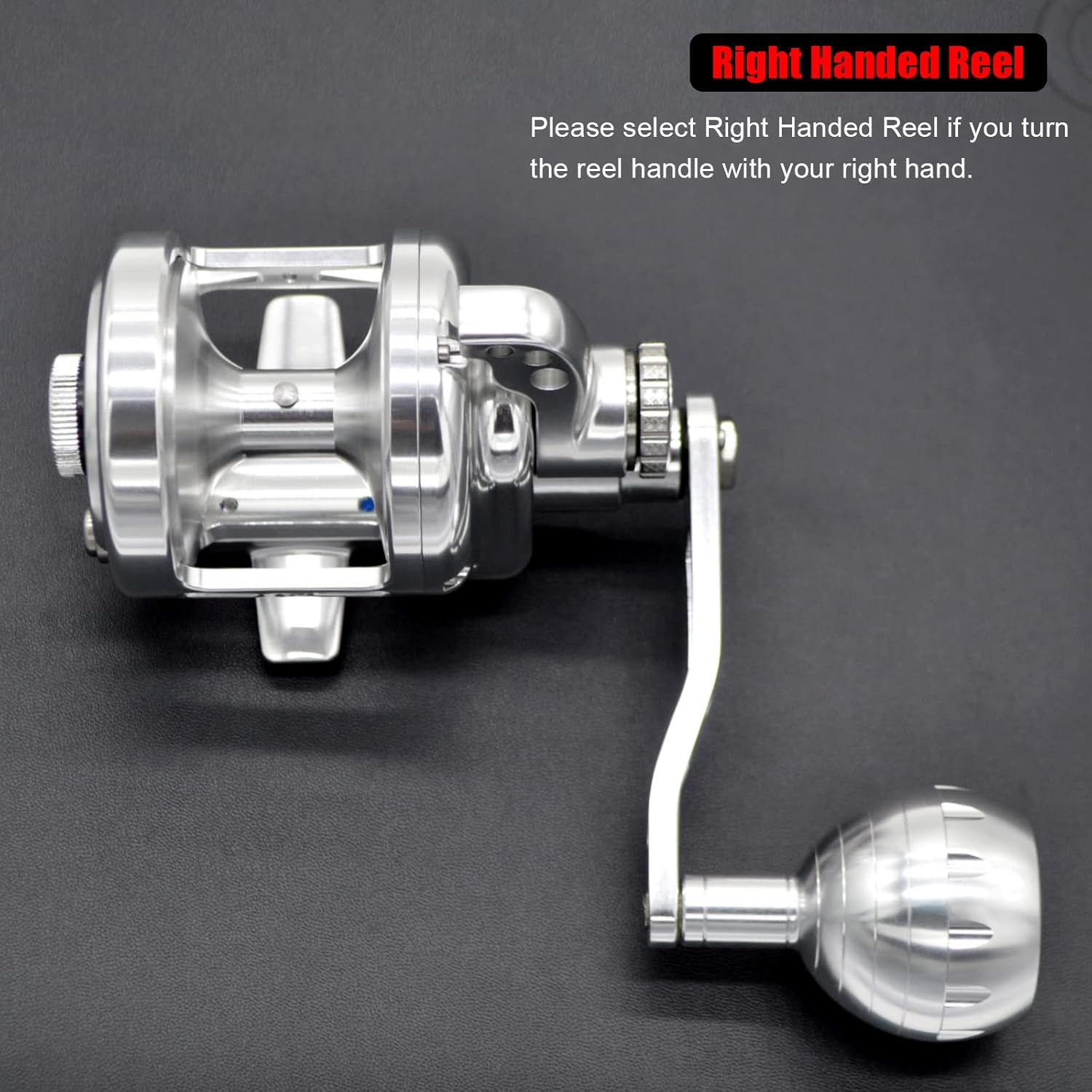 Trolling Reels, 9+2 Stainless Steel Ball Bearings, Lever Drag Conventional Reel, CNC Aluminum Frame, Loud Clicker Alarm, Jigging Fishing Reel