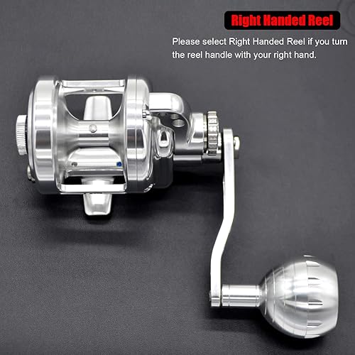 Miniatura 2 de Carretes de arrastre, 9+2 rodamientos de bolas de acero inoxidable, carrete convencional de arrastre de palanca, Marco de aluminio CNC, Alarma de