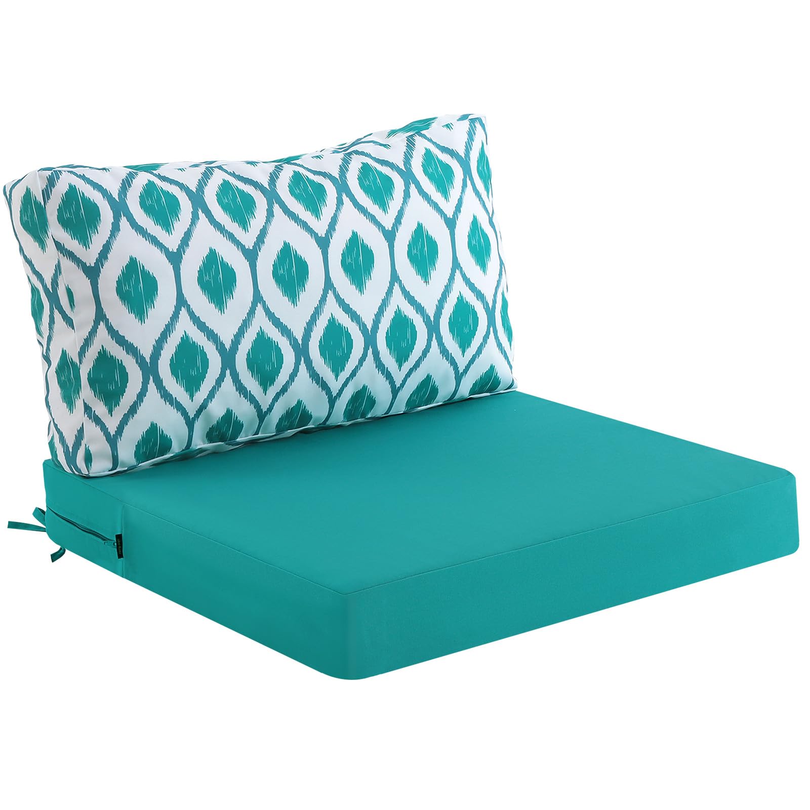 idee-home Outdoor Cushions for Patio Furniture, Outdoor Seat Cushion, Waterproof Hampton Bay Deep Seat Replacement Couch Chair Cushions for Garden