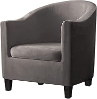 Vista 45 de Fundas de terciopelo para sillones, fundas de elastano para sillones, fundas elásticas para sillas de bañera, fundas protectoras para muebles, funda