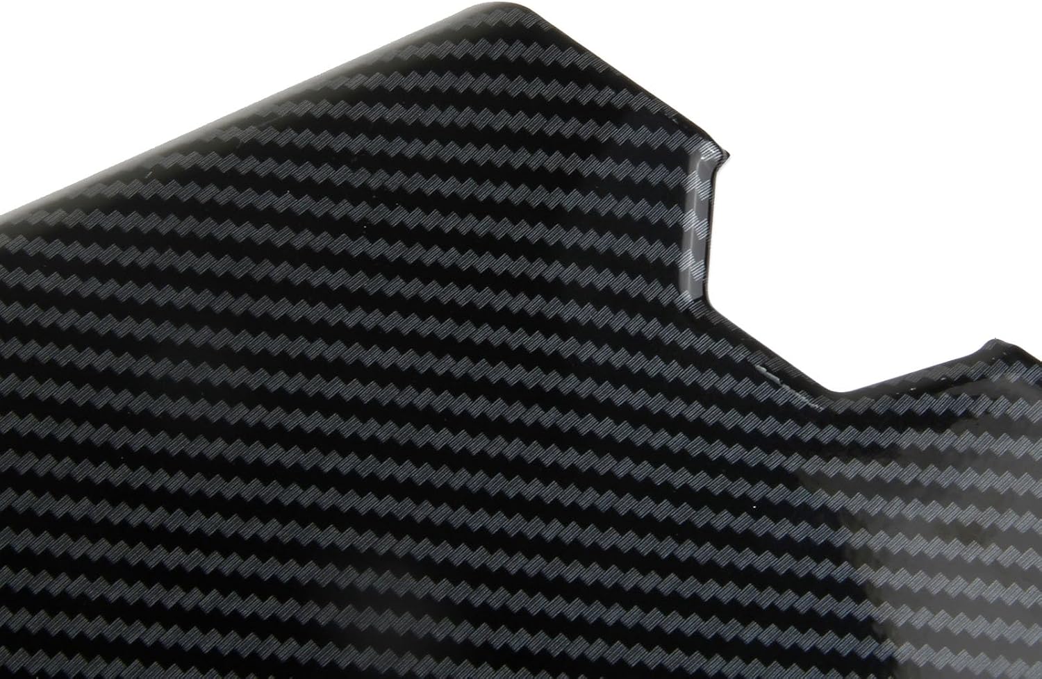 Carbon Fiber Style Front Roof Camera Cover Trim Accessories for Tesla Cybertruck (Bright Surface)