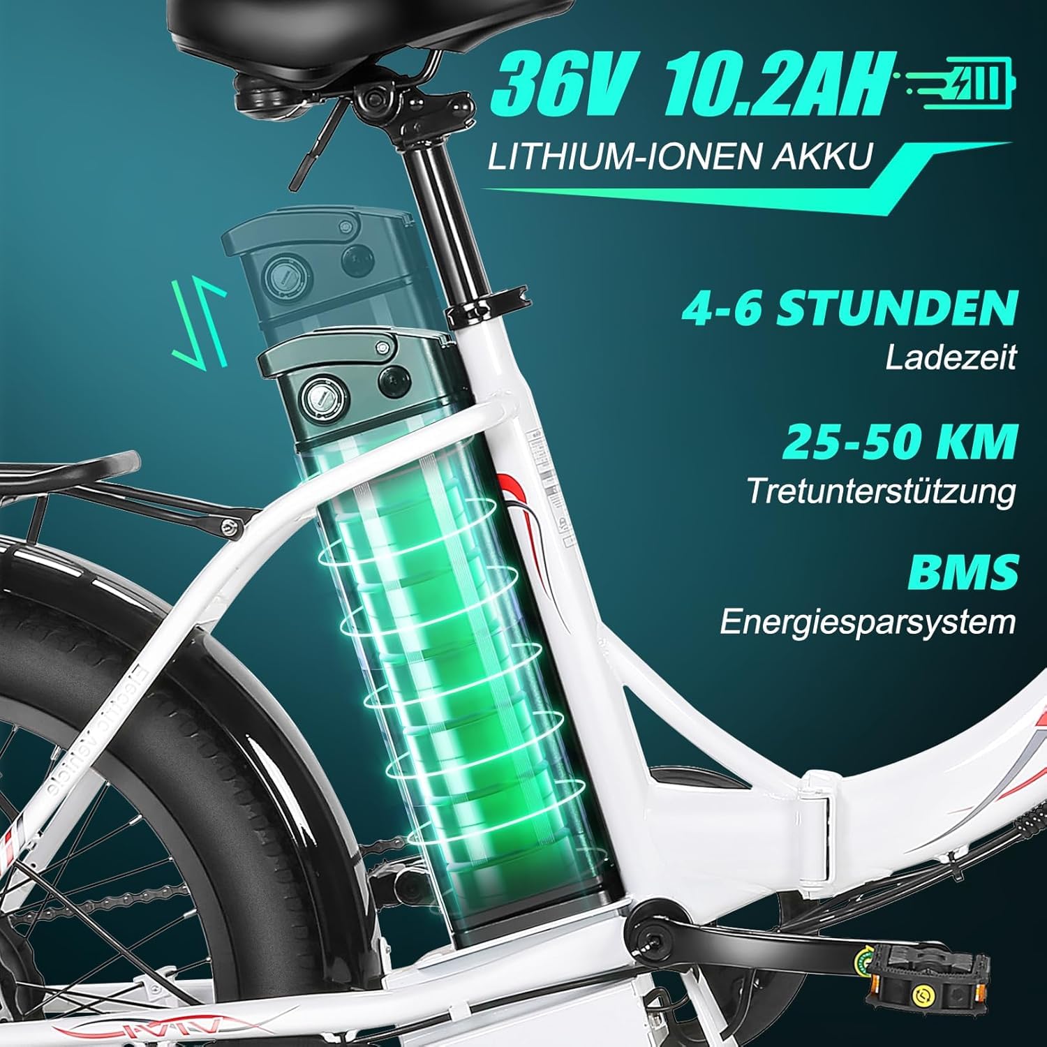 ANCHEER Klapprad E-Bike, 20