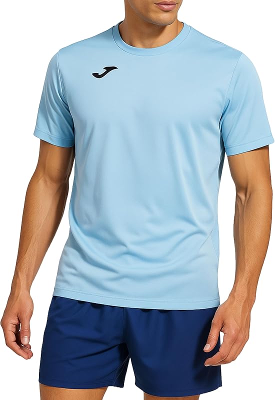Joma Men's Sports T-Shirt, 6XS - 3XL - Short Sleeve, Lightweight and Breathable, Ideal for Running and Gym - Combi