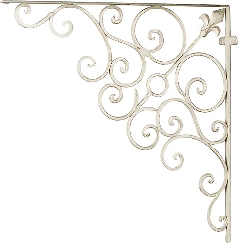 Touch of Class Par de soportes para puerta de Annamae acabados en oro cremoso