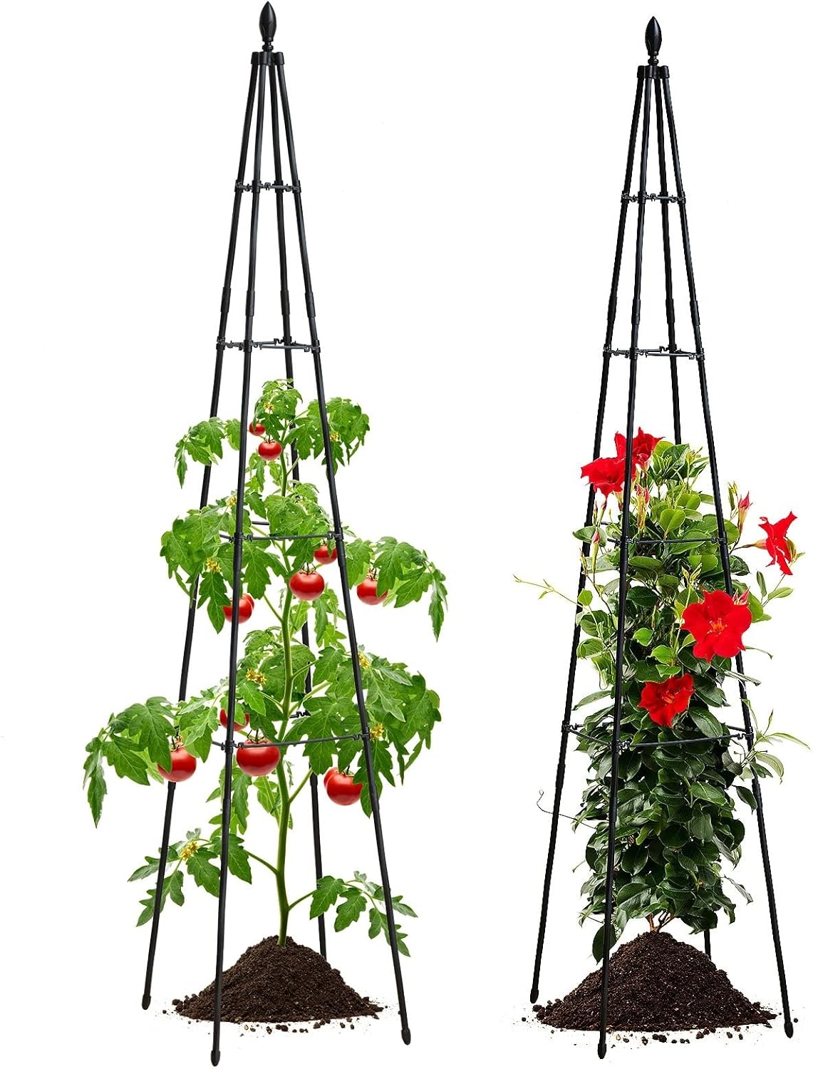 FOLLOOK Garden Trellis for Climbing Plants Outdoor, 64