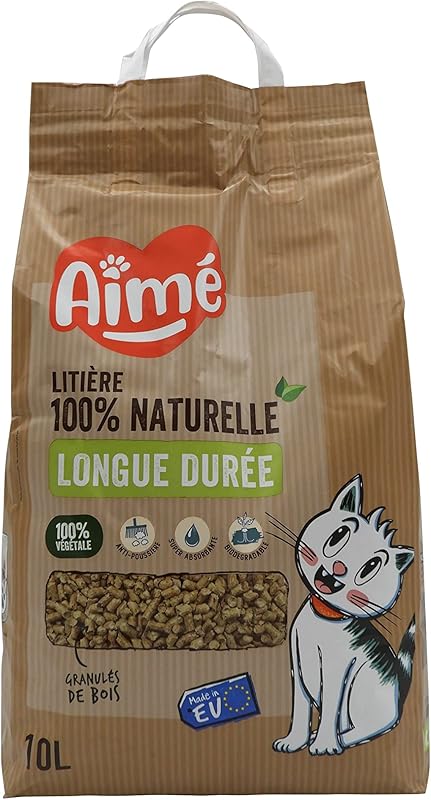 Aimé - Litière pour Chat 10L - Ultra Absorbante
