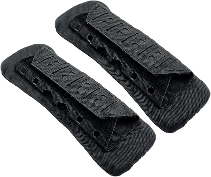 Plate Carrier Shoulder Pads, Shoulder Strap Cushion 2 Pack, Breathable Mesh Padding with Hook & Loop Fastener, Shock Absorbing Cushions for Outdoor Vest Backpack Straps