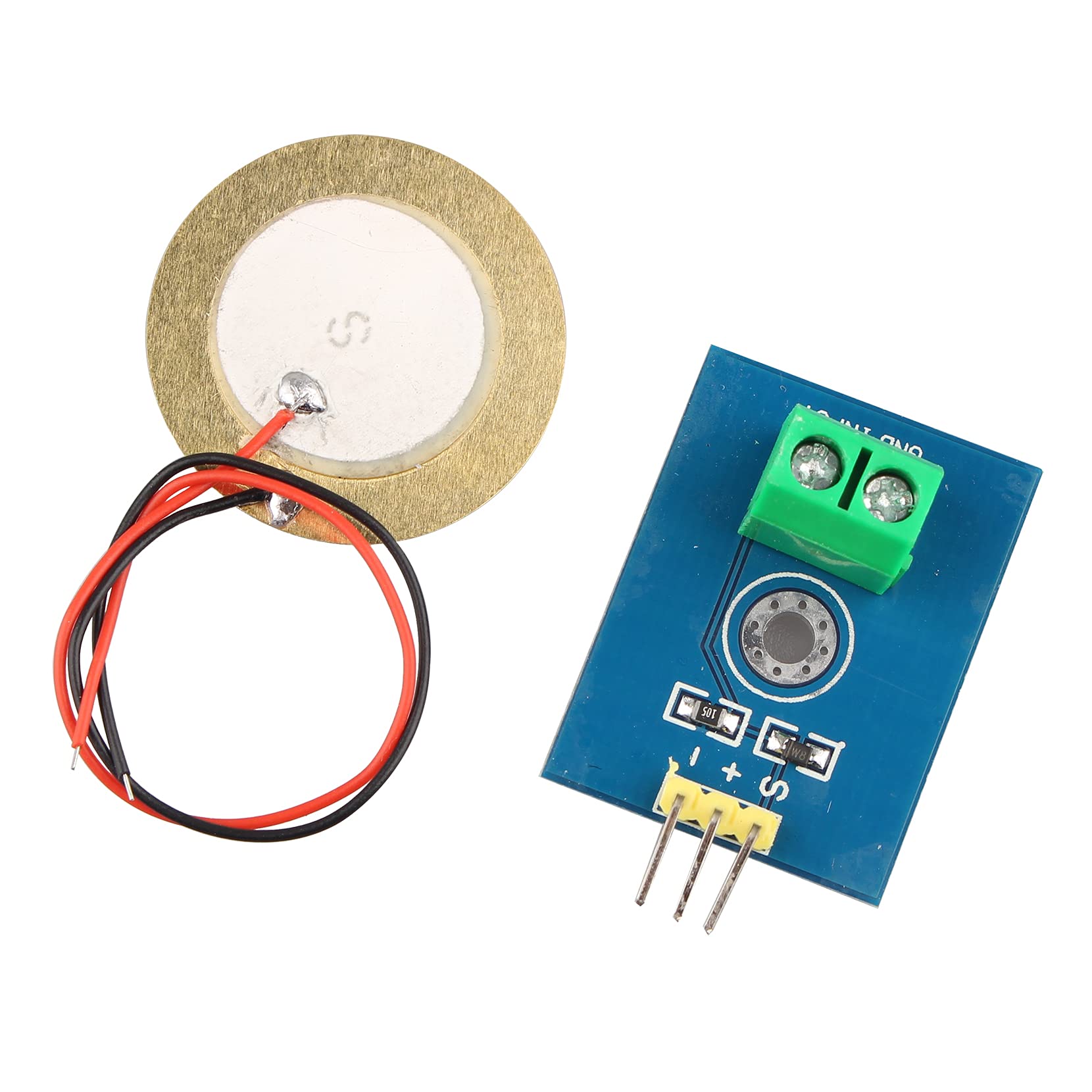 10 Moduli Sensore Vibrazioni Piezoelettrico Per Arduino – 3V/5V, Uscita Analogica!