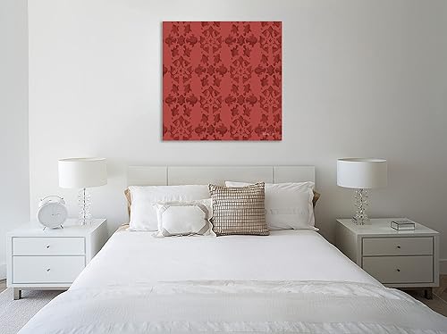 Miniatura 2 de Jaxson Rea "Vintage Petals Pattern VE Gallery Wrapped Canvas by Katie Pertiet, 36" x 36"