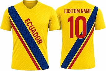 Ecuador Soccer Jersey Personalized Name Number, Camiseta De Ecuador Futbol 2026, Sports Fan Jerseys Football Shirt