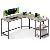 VASAGLE Scrivania per Computer a Forma di L, 138 x 138 x 76 cm