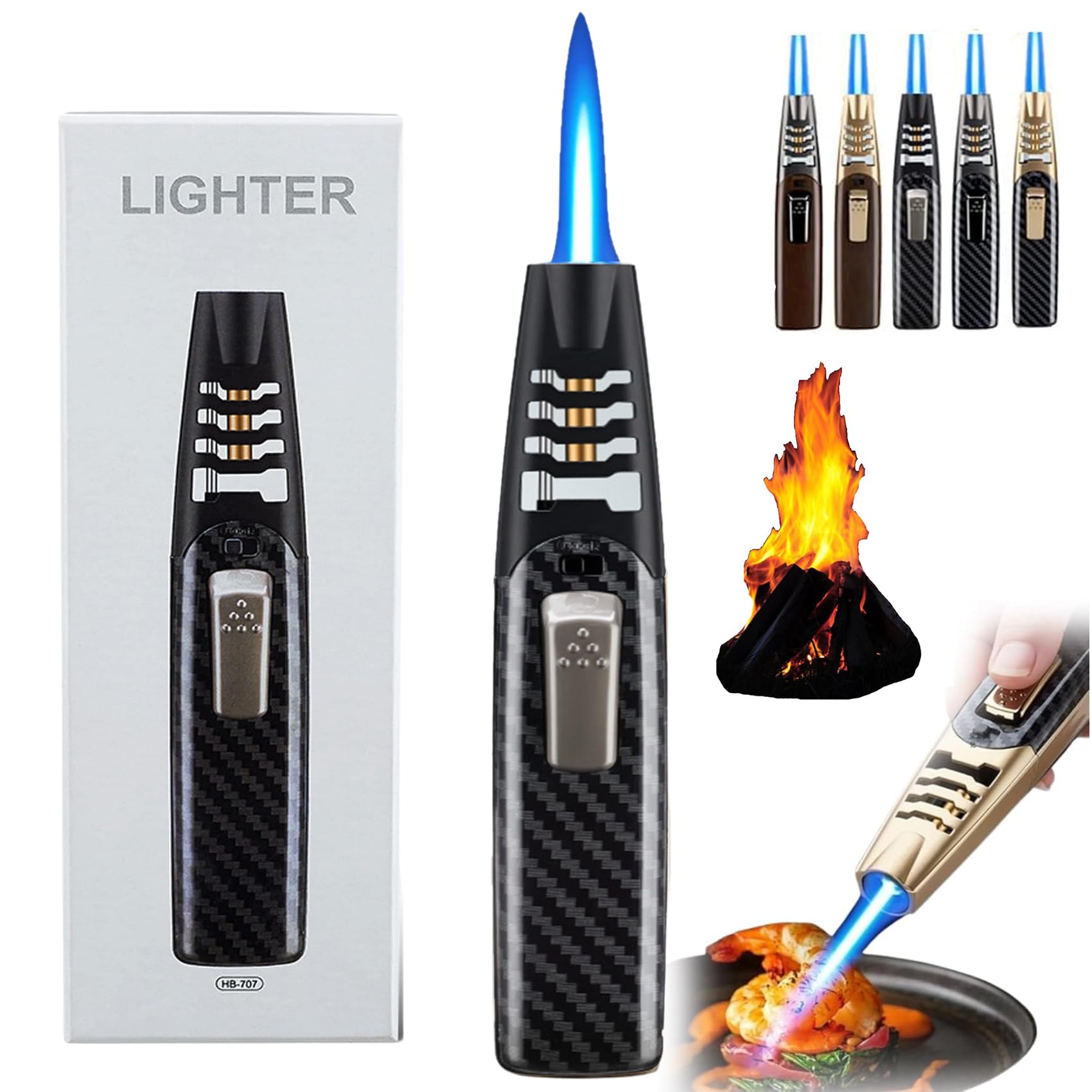 Fire Blaze Lighter, Fire Blaze Lighter Electric, Fireblaze Electric Lighter, Fireblaze Electric Plasma Lighter,Powerful Adjustable Flame Outdoor Dual-Arc Torch Bright Fire Windproof Lighter (C)