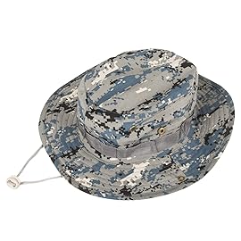 Sun Hats for Men Women Bucket Hat UPF 50+ Boonie Hat Foldable UV Protection Hiking Beach Fishing Summer Safari(1pack-Blue-1)