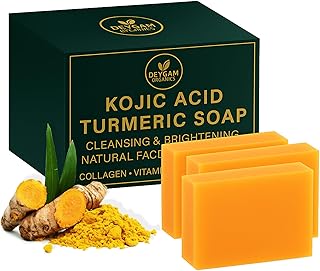 Jabón en barra de ácido kójico y cúrcuma, rem...