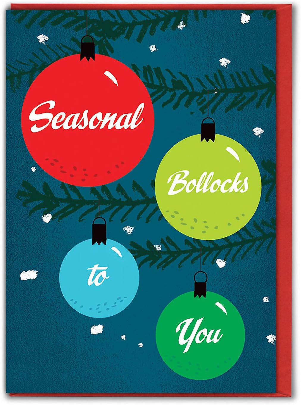 Modern Toss Brainbox Candy Official Rude Christmas Card - 'Xmas Prog