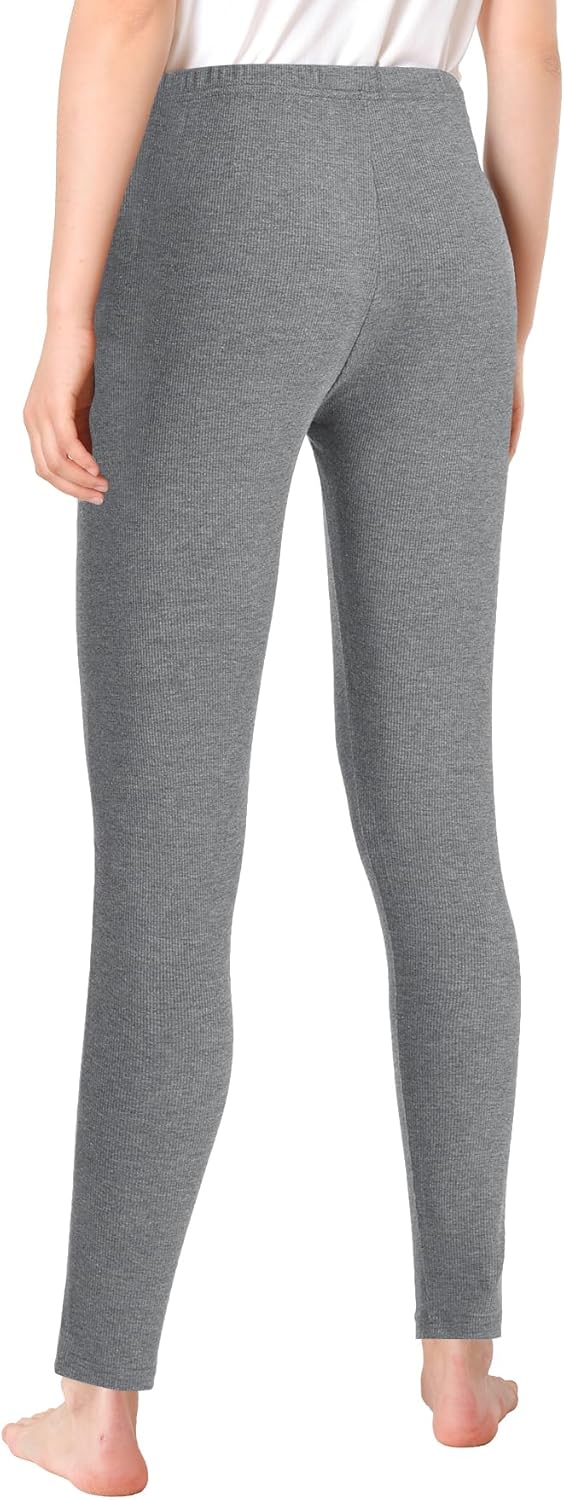 Latuza Women's Soft Pajama Leggings Ribbed Sleep Lounge Leggings - Image 2