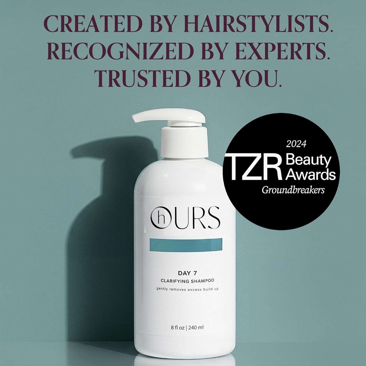 hOURS Day 7 Clarifying Shampoo Gentle Weekly Reset for All Hair Types - Deep-Clean, Sulfate-Free for Oily Scalp & Buildup - Peppermint, Vitamin E & Babassu-Oil Cleanser - Color Safe Formula - 8 oz - Image 9