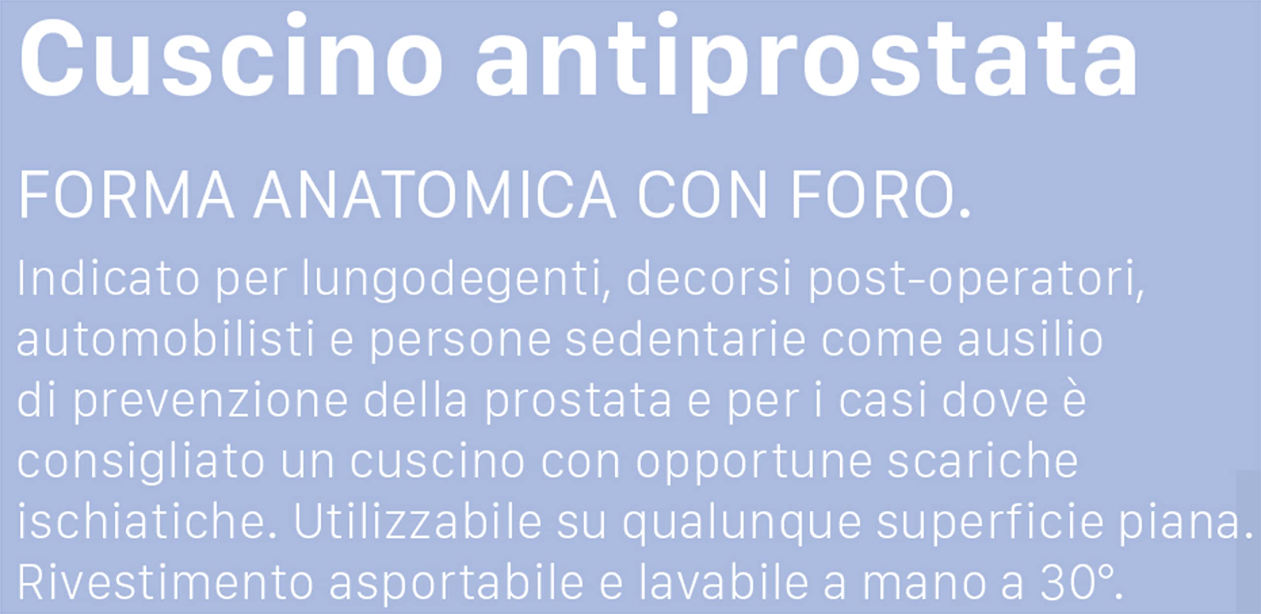 Cuscino per Prostatite protezione prostata Rivestimento in poliestere, sfoderabile Spedizione Veloce