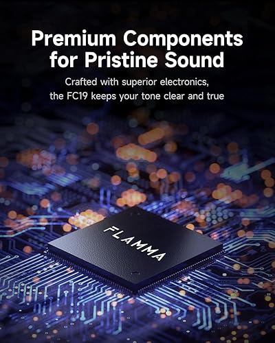 Vista 139 de FLAMMA Pedal de compresor FC21 Pedal de efectos de guitarra eléctrica Efecto de compresión óptica clásica True Bypass