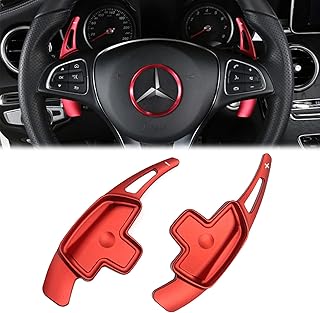 TTCR-II Steering Wheel Paddle Shifter Extension for Mercedes Benz A/G Class 2019-2022, C/CLS 2015-2021, E/SL/SLC 2017-2020, GLA/GLC/GLE/S 2016-2022, GLS 2017-2021, Aluminum Shift Paddle Extender