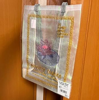 モネ睡蓮のとき　BRIGITTE TANAKA オーガンジー刺繍バッグ　オーロラ モネ 睡蓮のとき オーガンジー刺繍バッグ | 日テレポシュレ本店