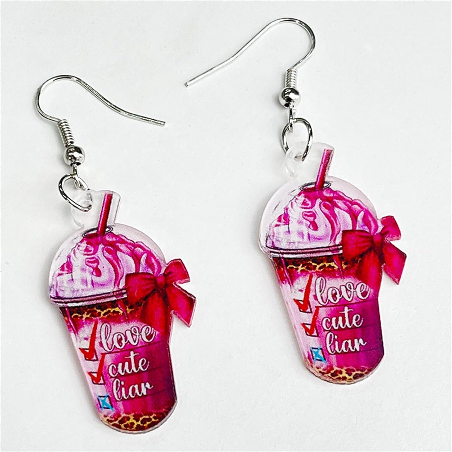 Valentines Day Earrings for Women Red Heart Earrings Love Envelope Dangle Earrings Cute Bear Earrings Valentines Day Accessories for Women Valentine's Day Gifts for Her - Image 4