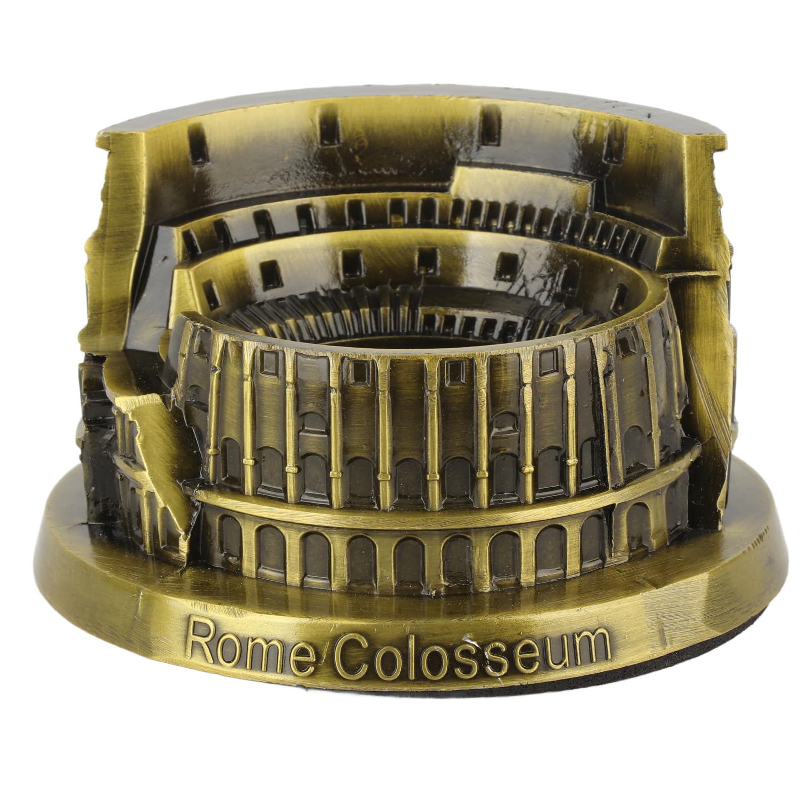Ancient Rome Colosseum Model Metal Crafts Ornaments Tourist Souvenirs(Bronze)