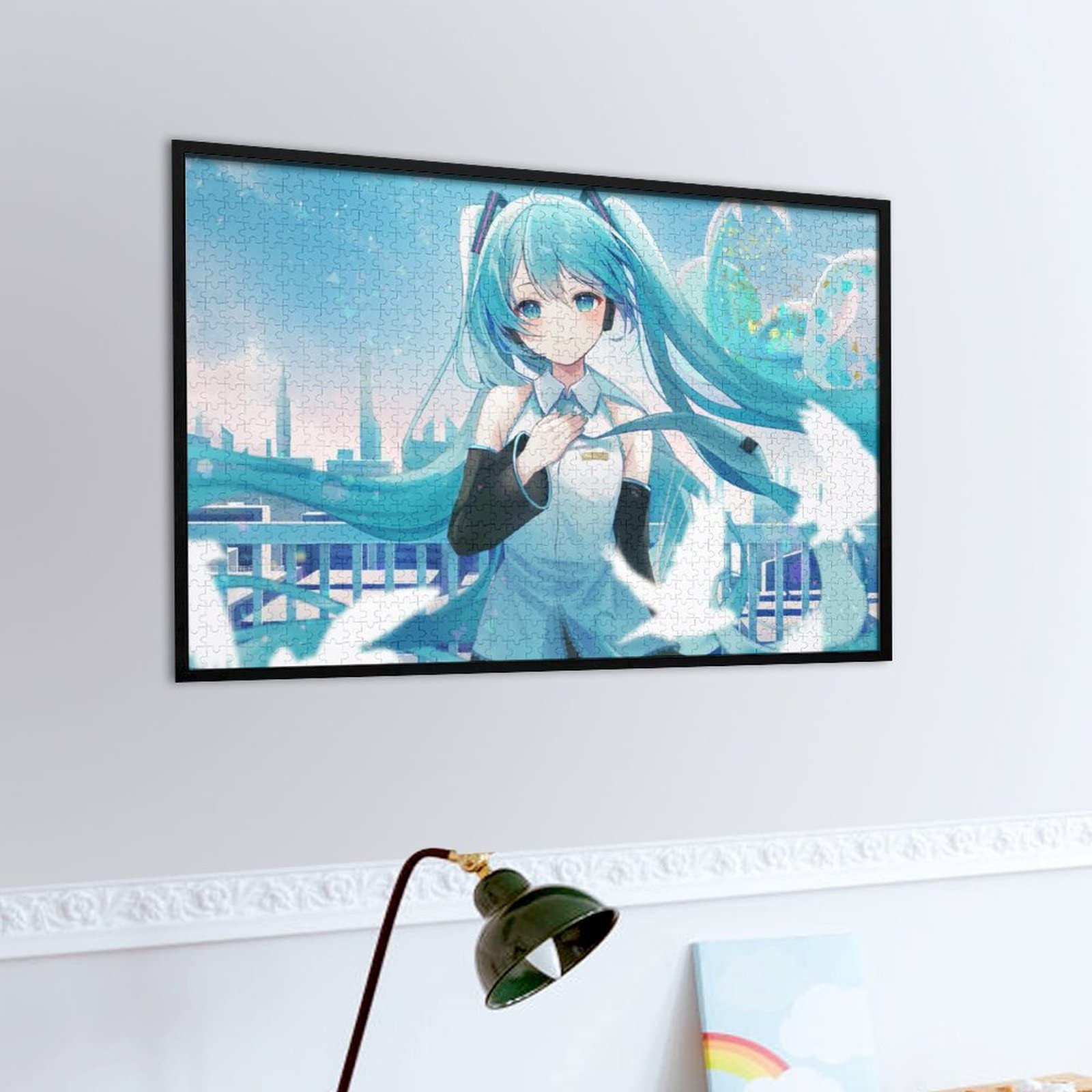 初音ミク 額入り　完成品パズル 初音ミク 1000ピースパズル 完成品 額付き - メルカリ