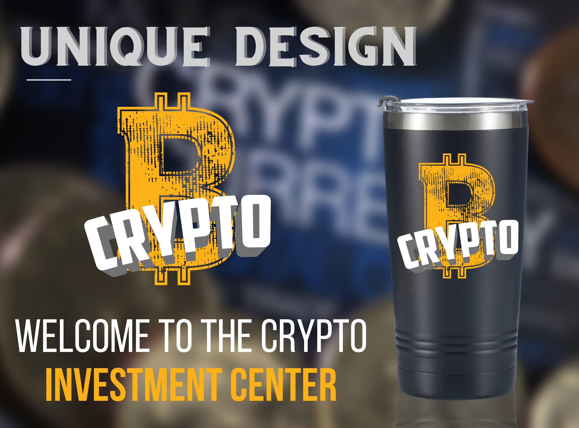 Amazon.com | Onebttl Crypto Gifts for Men, Crypto Currency Gifts 20oz  Stainless Steel Insulated Tumbler with Spill-Proof Lid, Funny Gifts for Crypto  Lovers, Investment Gift, Gift Card and Box Included: Tumblers &