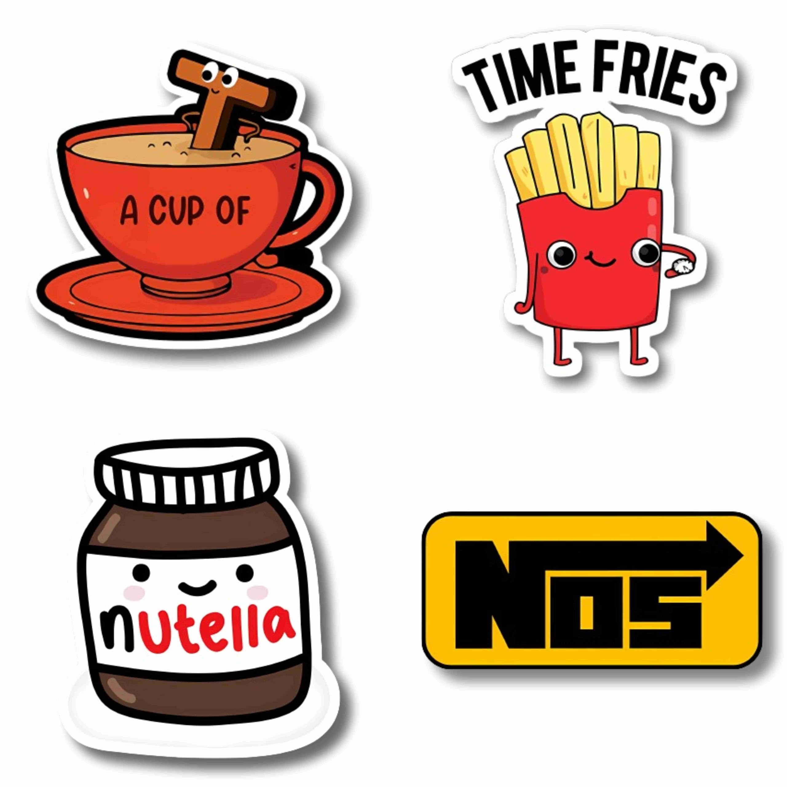 SAF Set of 4 Magnet for Refrigerator | Fridge's Magnet | Decorative Matt Magnet for Almirah | Washing Machine FM-55