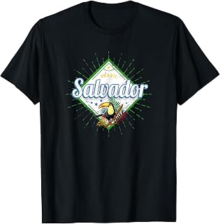 Salvador Bahia Brazil Retro Toucan Vintage Souvenir T-Shirt