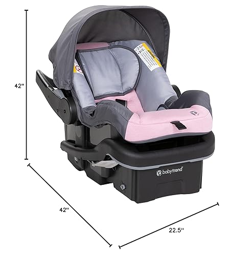 Miniatura 10 de Sistema de viaje con cochecito de carga Baby Trend Passport y asiento de auto infantil EZ-Lift Plus, Bambú Rosa