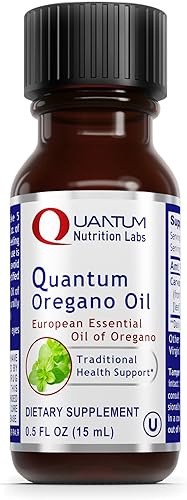 Aceite de orégano cuántico, 166 porciones, aceite esencial europeo de orégano utilizado tradicionalmente para un gran apoyo a la salud